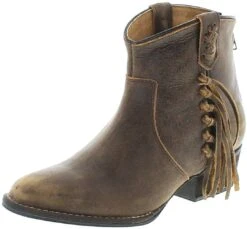 Mezcalero Shoes 2018 MARIAN Miel Damen Ledersiefelette - Braun