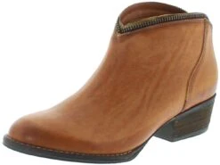2033 SOFIA Damen Braun Lederstiefelette
