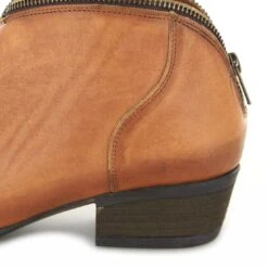 2033 SOFIA Damen Braun Lederstiefelette -Verkaufsgeschäft Bootspire 2033 orange 4