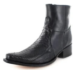 Sendra Boots 5701P Negro Fashion Exotic Stiefelette - Schwarz