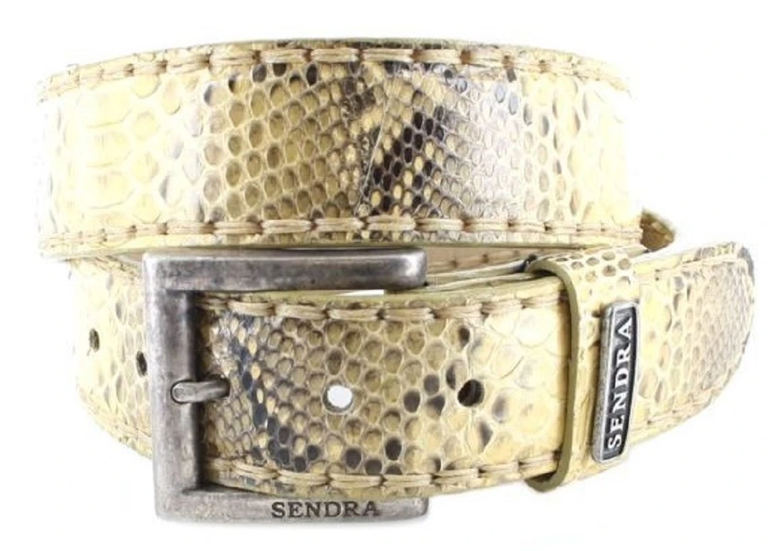 1016 Beige Exotic Ledergürtel - Panizo 1 1016 Beige Exotic Ledergürtel - Panizo
