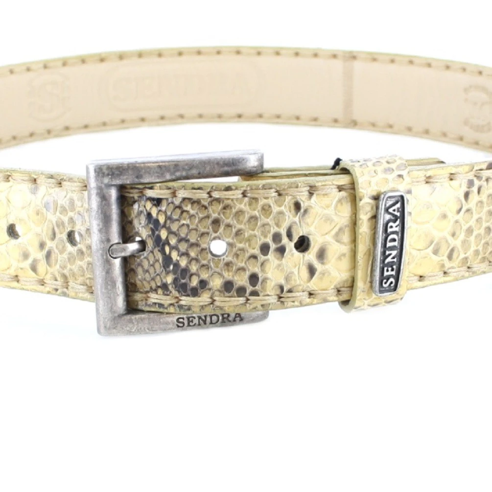 1016 Beige Exotic Ledergürtel - Panizo 3 1016 Beige Exotic Ledergürtel - Panizo – Bild 3