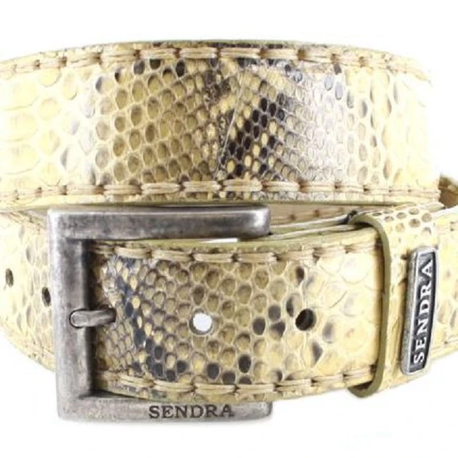 1016 Beige Exotic Ledergürtel - Panizo 2 1016 Beige Exotic Ledergürtel - Panizo – Bild 2