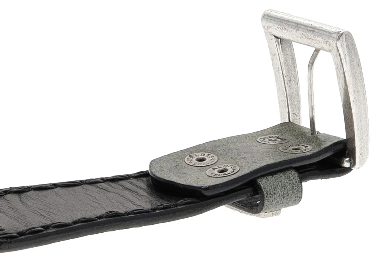 8563 Ledergürtel Schwarz - Cepillado 3 8563 Ledergürtel Schwarz - Cepillado – Bild 3