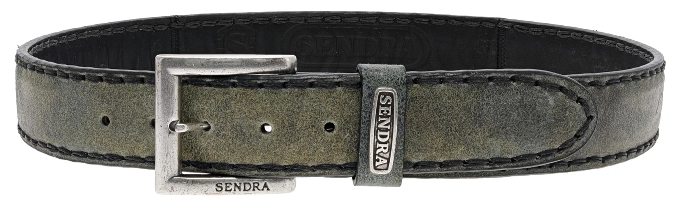 8563 Ledergürtel Schwarz - Cepillado 4 8563 Ledergürtel Schwarz - Cepillado – Bild 4