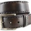 8563 Dunkelbraun Ledergürtel - Jacinto
