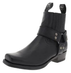 8286 BLUES STRONG Schwarz Bikerstiefelette