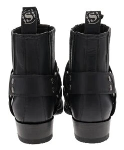 8286 BLUES STRONG Schwarz Bikerstiefelette -Verkaufsgeschäft Bootspire 325413 8