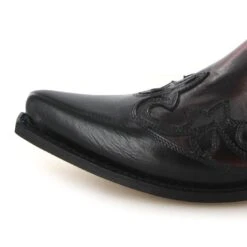 9396 MEZCAL Westernstiefelette Schwarz Rot -Verkaufsgeschäft Bootspire 325493 12a