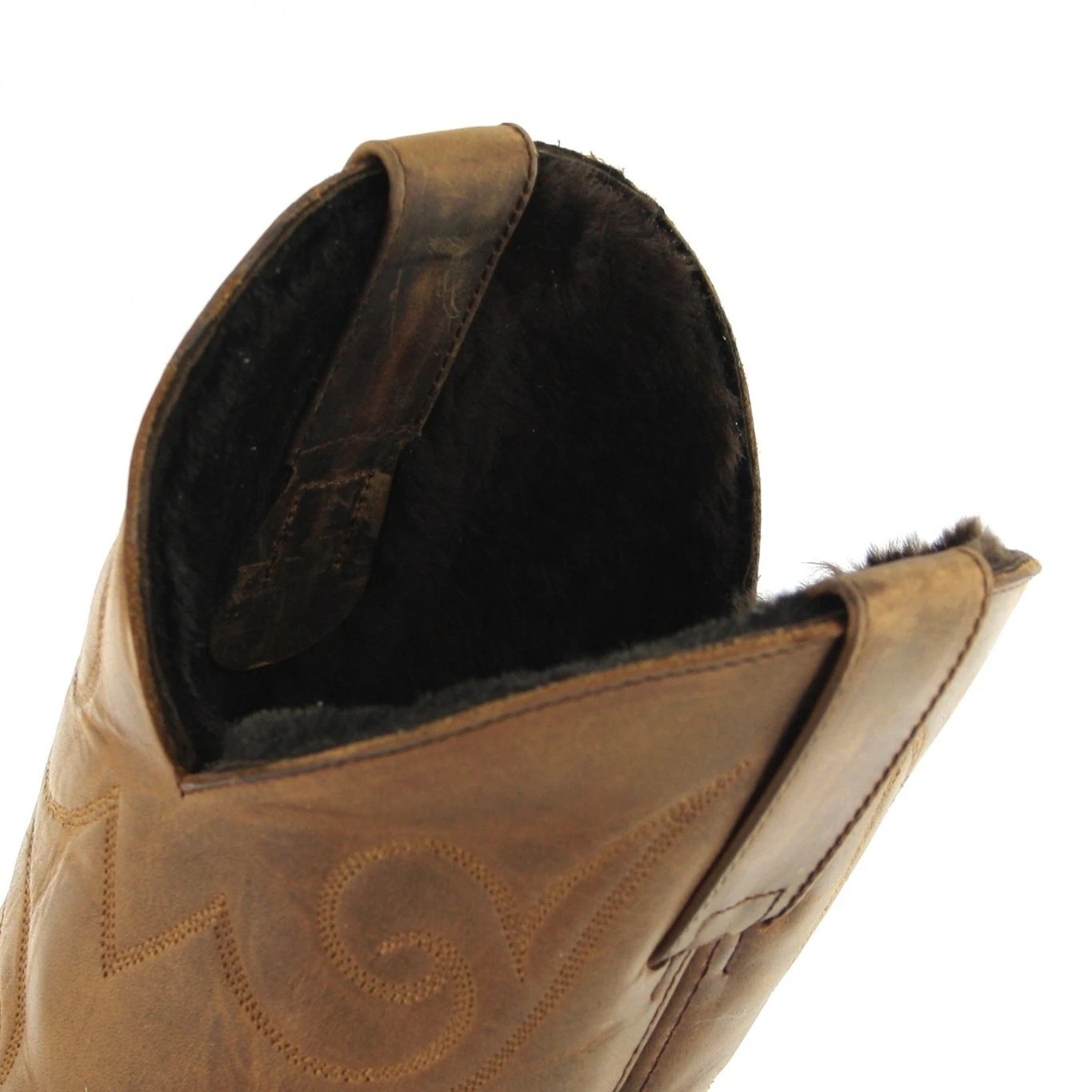 Sendra Boots 9263M Tang Herren Westernreitstiefel Mit Merinofell Futter - Braun 8 Sendra Boots 9263M Tang Herren Westernreitstiefel Mit Merinofell Futter - Braun – Bild 8