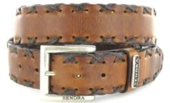 Sendra Boots 7336 Evolution Tan Ledergürtel - Braun