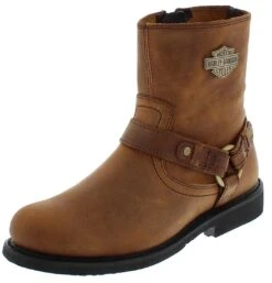Harley Davidson D95263 SCOUT Herren Braun Bikerstiefelette