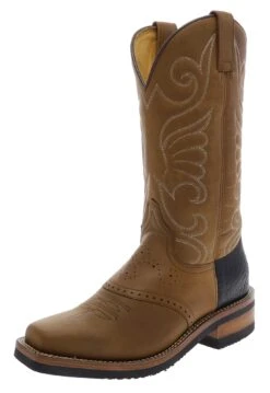 11598 MUSTI Damen Braun Westernreitstiefel