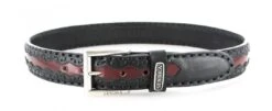 8347 Schwarz Rot Ledergürtel 7 8347 Schwarz Rot Ledergürtel -Verkaufsgeschäft Bootspire 330454 330454 2
