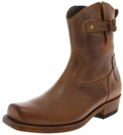 MB005 Braun Bikerstiefelette