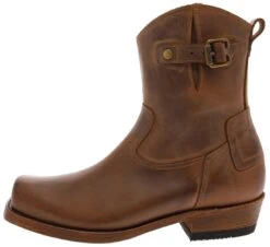 MB005 Braun Bikerstiefelette -Verkaufsgeschäft Bootspire 330506 5