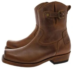 MB005 Braun Bikerstiefelette -Verkaufsgeschäft Bootspire 330506 7