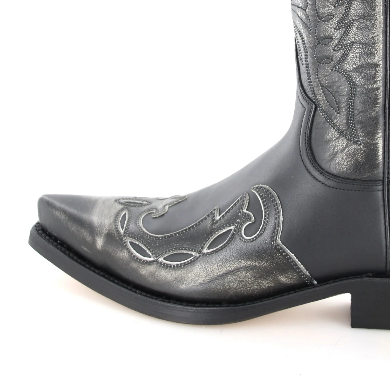 1927 Schwarz Westernstiefel 2 1927 Schwarz Westernstiefel – Bild 2