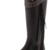1019 Damen Braun Reitstiefel