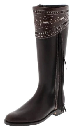 1019 Damen Braun Reitstiefel