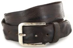 Vanzetti V4384-691 Dunkelbraun Ledergürtel