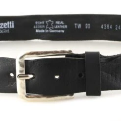 Vanzetti V4384-791 Schwarz Ledergürtel -Verkaufsgeschäft Bootspire 331115 2