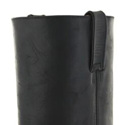 1501-6 Schwarz Bikerstiefel - Gummisohle -Verkaufsgeschäft Bootspire 331288 15a