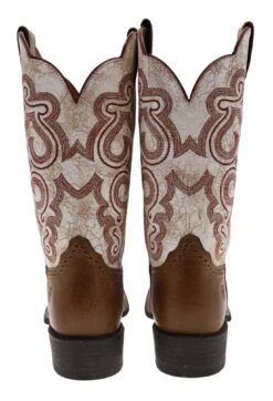 Ariat QUICKDRAW Damen Braun Weiß Westernreitstiefel 12 Ariat QUICKDRAW Damen Braun Weiß Westernreitstiefel -Verkaufsgeschäft Bootspire 331392 4