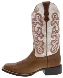 Ariat QUICKDRAW Damen Braun Weiß Westernreitstiefel 13 Ariat QUICKDRAW Damen Braun Weiß Westernreitstiefel -Verkaufsgeschäft Bootspire 331392 5