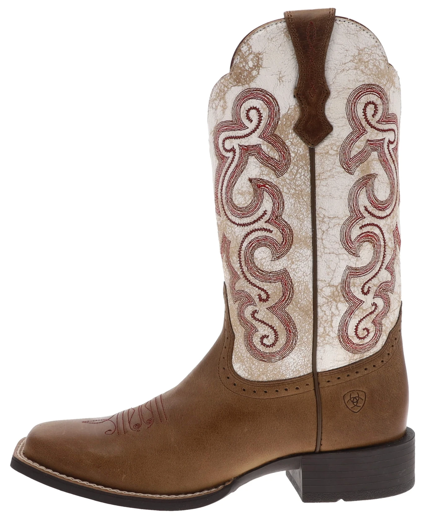 Ariat QUICKDRAW Damen Braun Weiß Westernreitstiefel 5 Ariat QUICKDRAW Damen Braun Weiß Westernreitstiefel – Bild 5