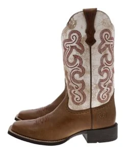 Ariat QUICKDRAW Damen Braun Weiß Westernreitstiefel 15 Ariat QUICKDRAW Damen Braun Weiß Westernreitstiefel -Verkaufsgeschäft Bootspire 331392 7