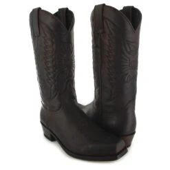 2073 58 MICK Dunkelbraun Westernstiefel -Verkaufsgeschäft Bootspire 331571 09