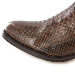 1692P LAZO Exotic Braun Westernstiefelette - Piton -Verkaufsgeschäft Bootspire 332090 2