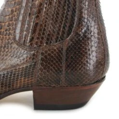 1692P LAZO Exotic Braun Westernstiefelette - Piton -Verkaufsgeschäft Bootspire 332090 4