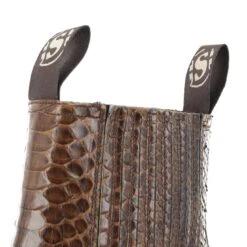 1692P LAZO Exotic Braun Westernstiefelette - Piton -Verkaufsgeschäft Bootspire 332090 5