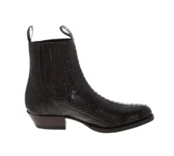 1692P LAZO Exotic Dunkelbraun Westernstiefelette - Piton -Verkaufsgeschäft Bootspire 332094 3
