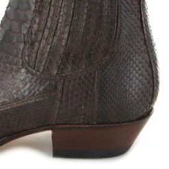1692P LAZO Exotic Dunkelbraun Westernstiefelette - Piton -Verkaufsgeschäft Bootspire 332094 4