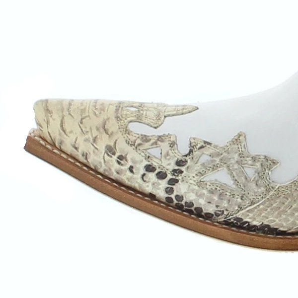 15433 OLAYA MICK Damen Weiß Westernstiefel 2 15433 OLAYA MICK Damen Weiß Westernstiefel – Bild 2