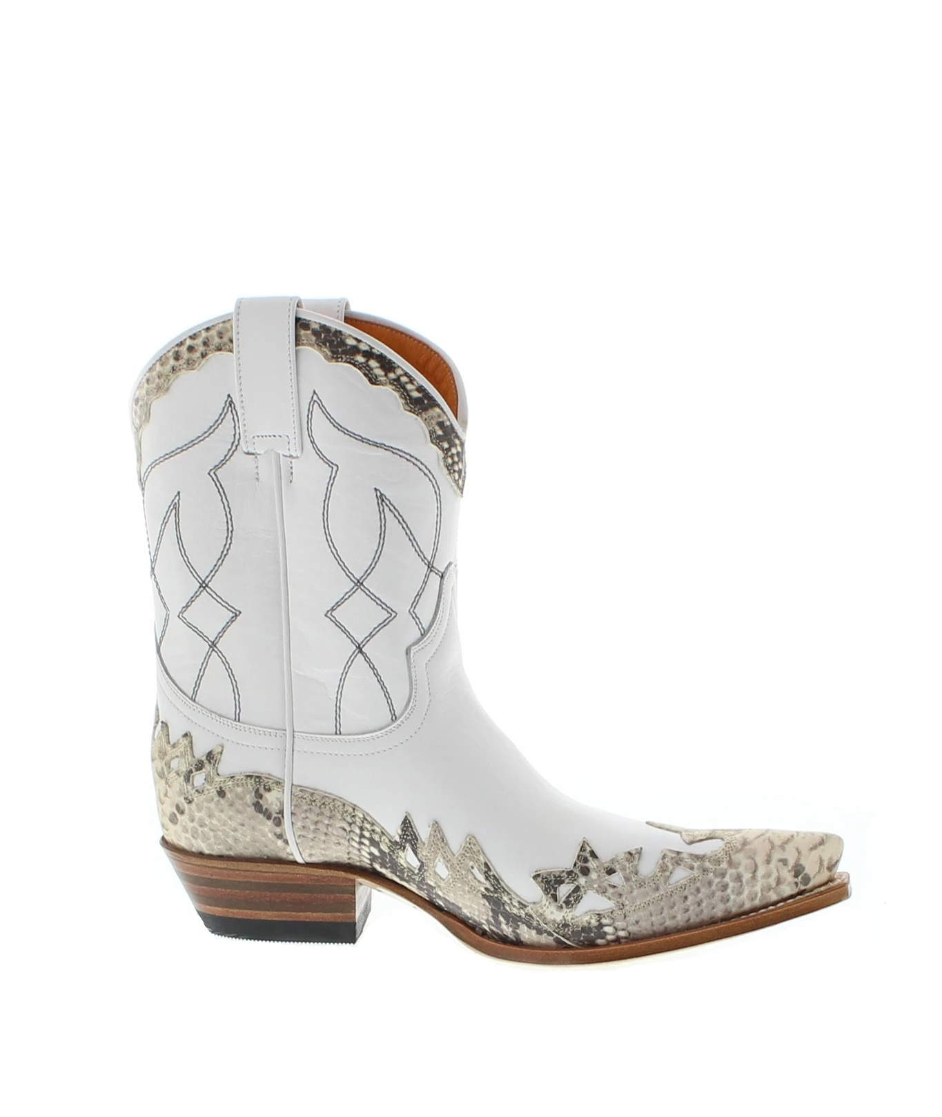 15433 OLAYA MICK Damen Weiß Westernstiefel 3 15433 OLAYA MICK Damen Weiß Westernstiefel – Bild 3