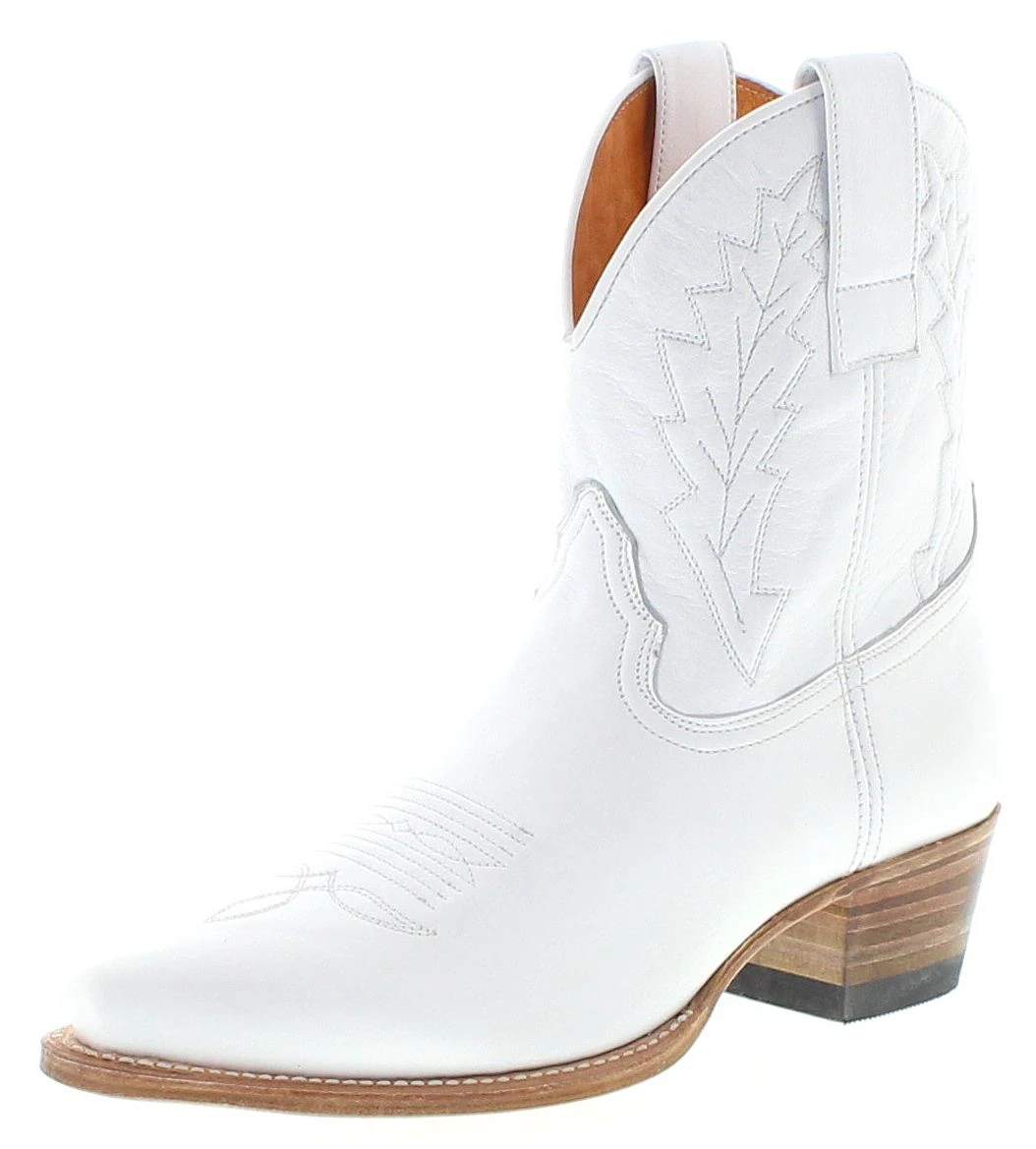 16367 ROSMY Damen Weiß Westernstiefel 1 16367 ROSMY Damen Weiß Westernstiefel