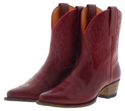 16367 Damen Rot Westernstiefelette -Verkaufsgeschäft Bootspire 333308 50