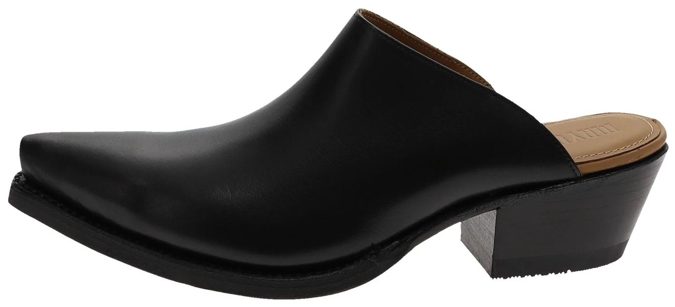 2490 ZUECO Damen Schwarz Ledersandale 5 2490 ZUECO Damen Schwarz Ledersandale – Bild 5