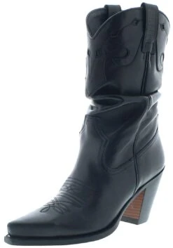 1952 Damen Schwarz Westernstiefel