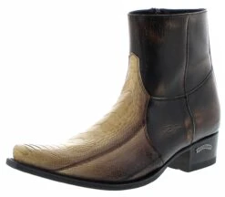 Sendra Boots 5701A Bone Denver Tierra Herren Lederstiefelette - Braun
