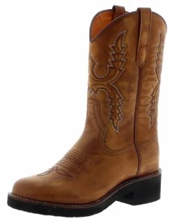 11615 PALM Damen Braun Westernreitstiefel