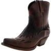 Mayura Boots MB012 Testa Mate Herren Exotic Westernstiefelette - Braun