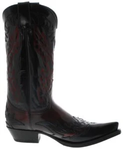 9669 CUERVO MICK Schwarz Rot Westernstiefel 16 9669 CUERVO MICK Schwarz Rot Westernstiefel -Verkaufsgeschäft Bootspire 333513 6