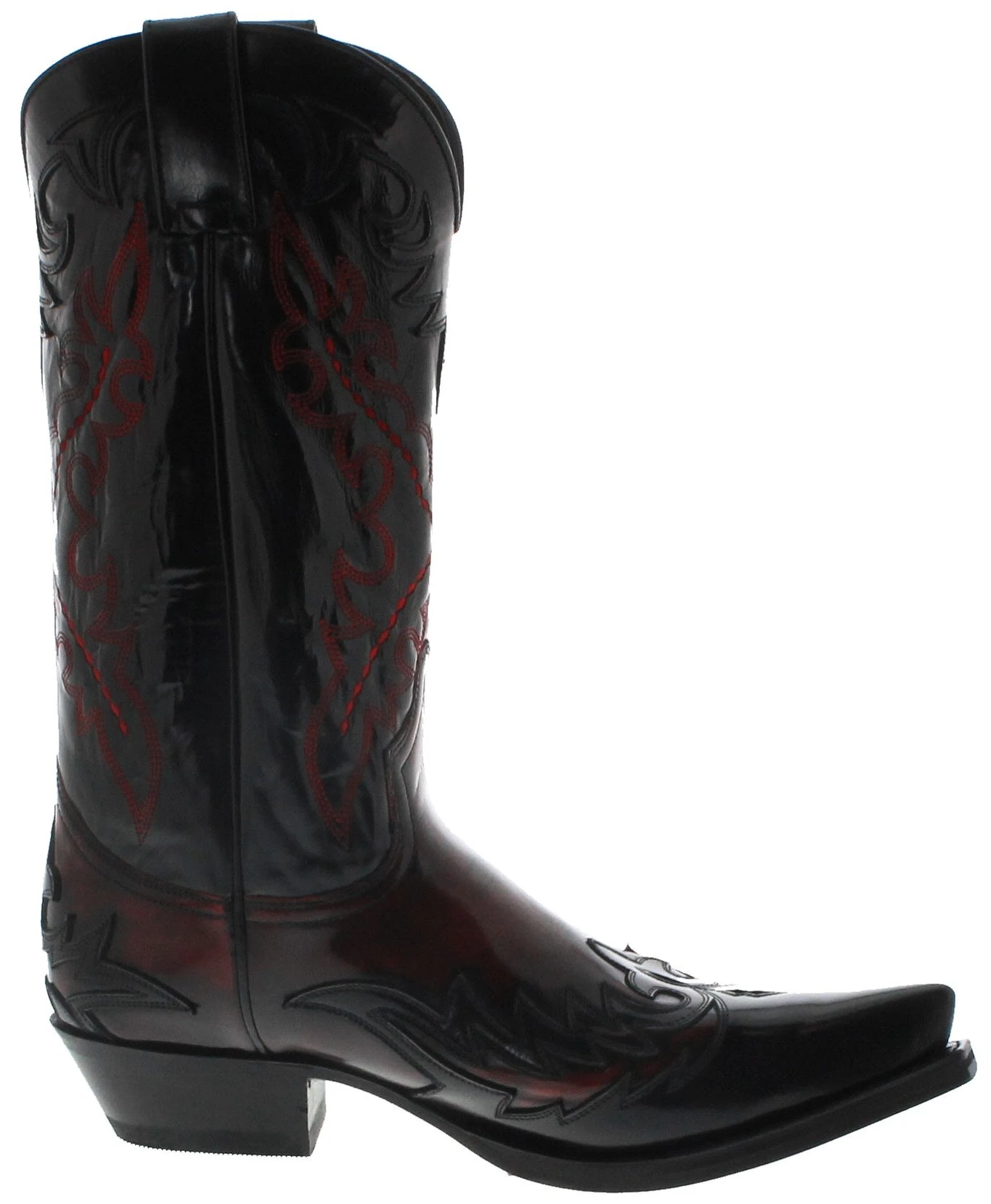 9669 CUERVO MICK Schwarz Rot Westernstiefel 7 9669 CUERVO MICK Schwarz Rot Westernstiefel – Bild 7