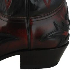 9669 CUERVO MICK Schwarz Rot Westernstiefel 18 9669 CUERVO MICK Schwarz Rot Westernstiefel -Verkaufsgeschäft Bootspire 333513 8