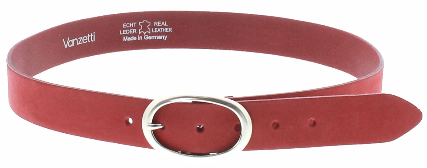 Vanzetti V5630-350 Damen Ledergürtel - Rot 3 Vanzetti V5630-350 Damen Ledergürtel - Rot – Bild 3